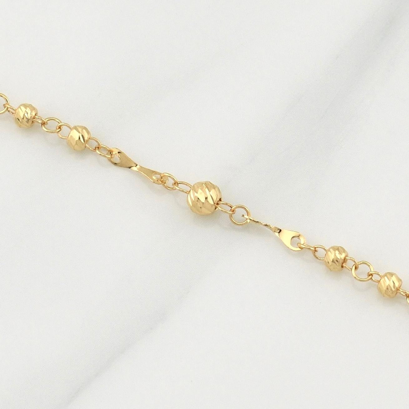 Rosario Virgen Milagrosa 6 g / 18 3/4 in / 3 - 4 mm Oro Amarillo 18K