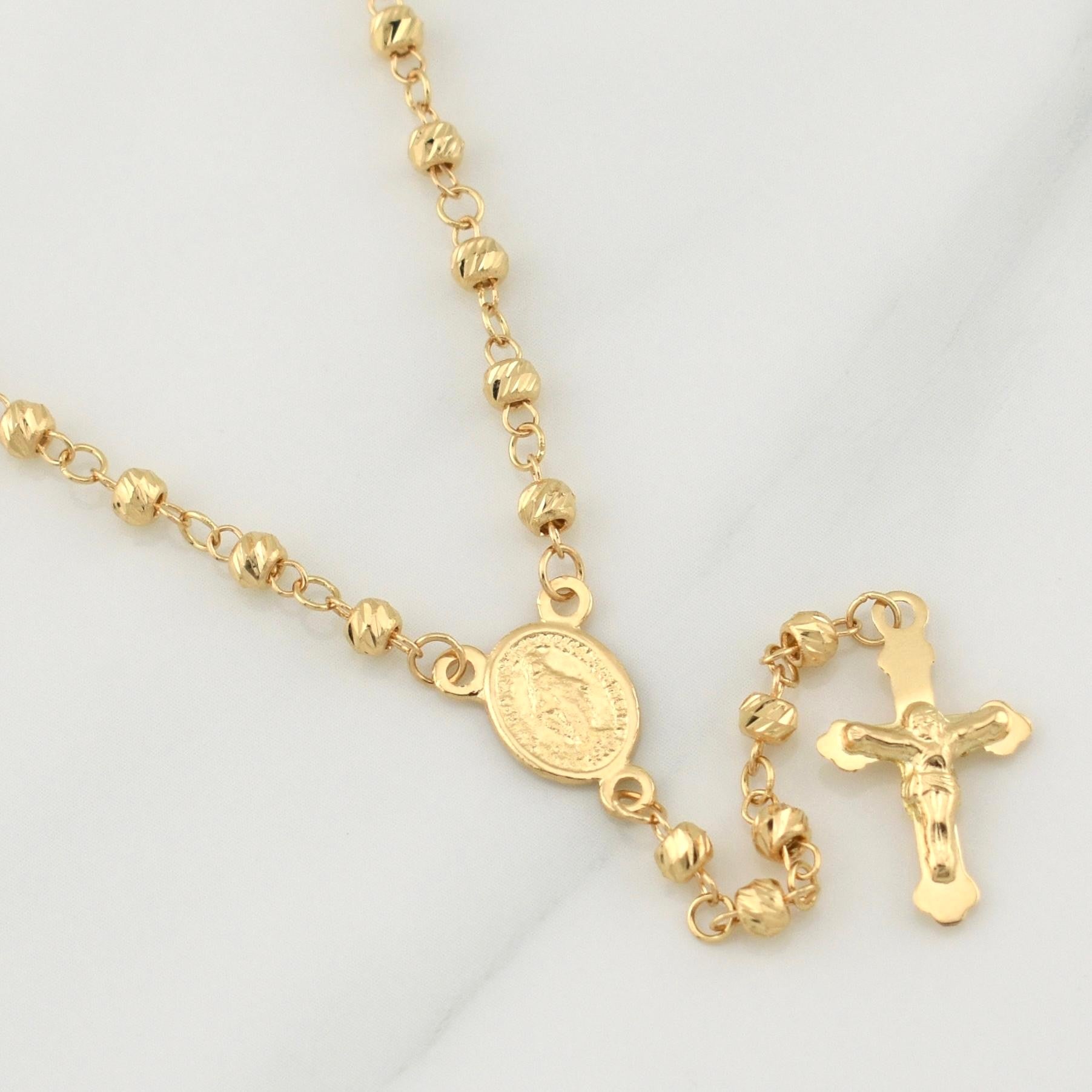 Rosario Virgen Milagrosa 6.1 g / 18 1/2 in / 3 - 4 mm Oro Amarillo 18K