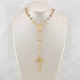 Rosario Virgen Milagrosa 14.8 g / 23 1/2 in / 5 - 6 mm Tres Oros 18K