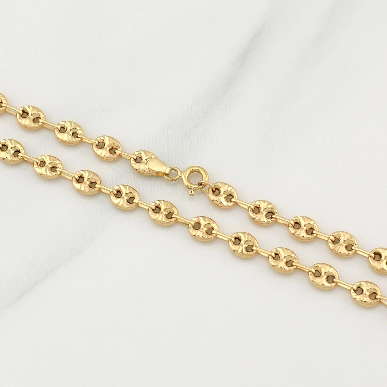 Cadena Gc 9.6 g / 20 in / 4.9 mm Oro Amarillo 18K