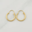 Candongas Jass 1.4 g / 3/4 in Oro Amarillo 18K