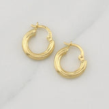 Candongas Juli 1.3 g / 1/2 in Oro Amarillo 18K
