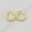 Candongas Tefi 1.3 g / 1/2 in Oro Amarillo 18K