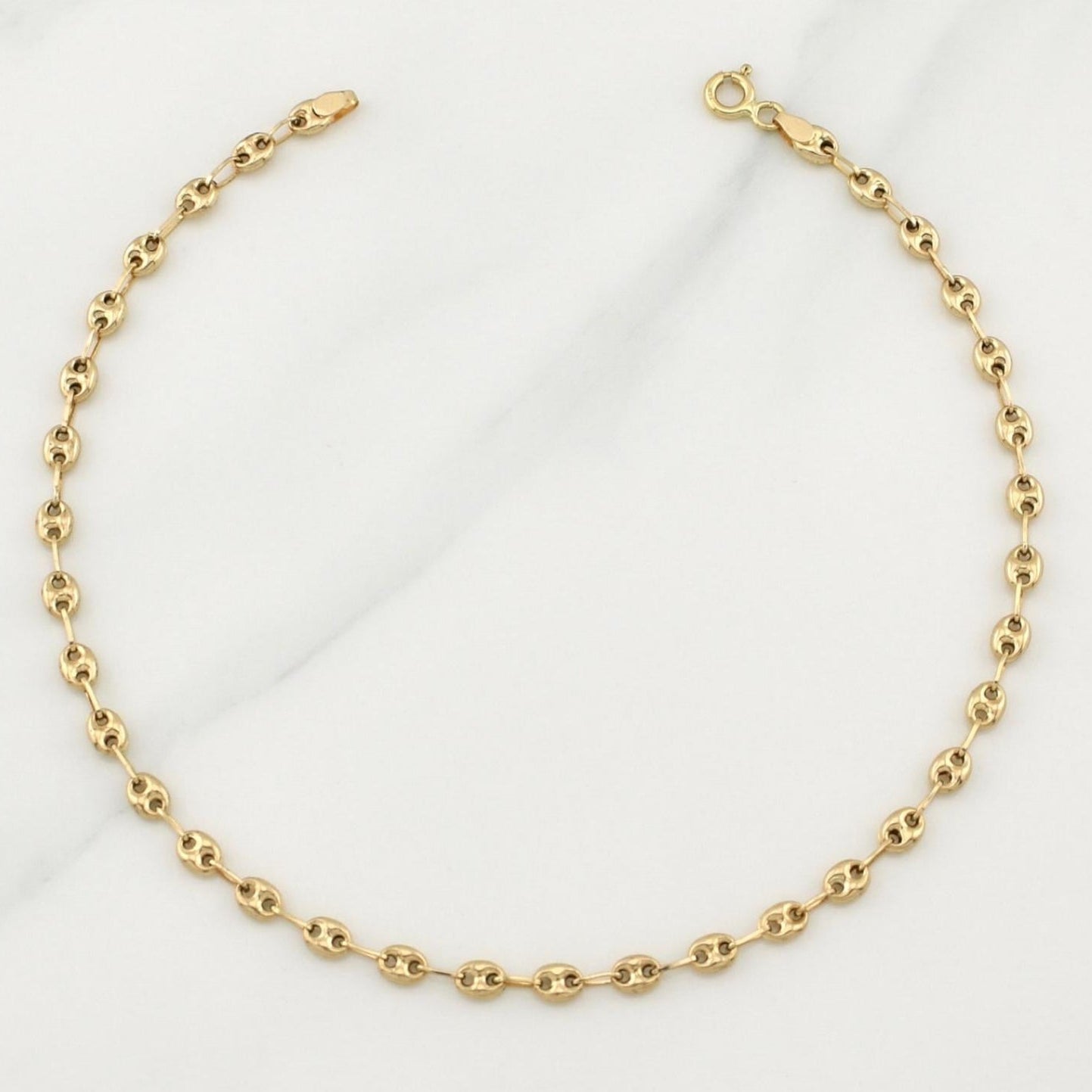 Tobillera Gc 2.55 g / 9 3/4 in / 3.6 mm Oro Amarillo 18K
