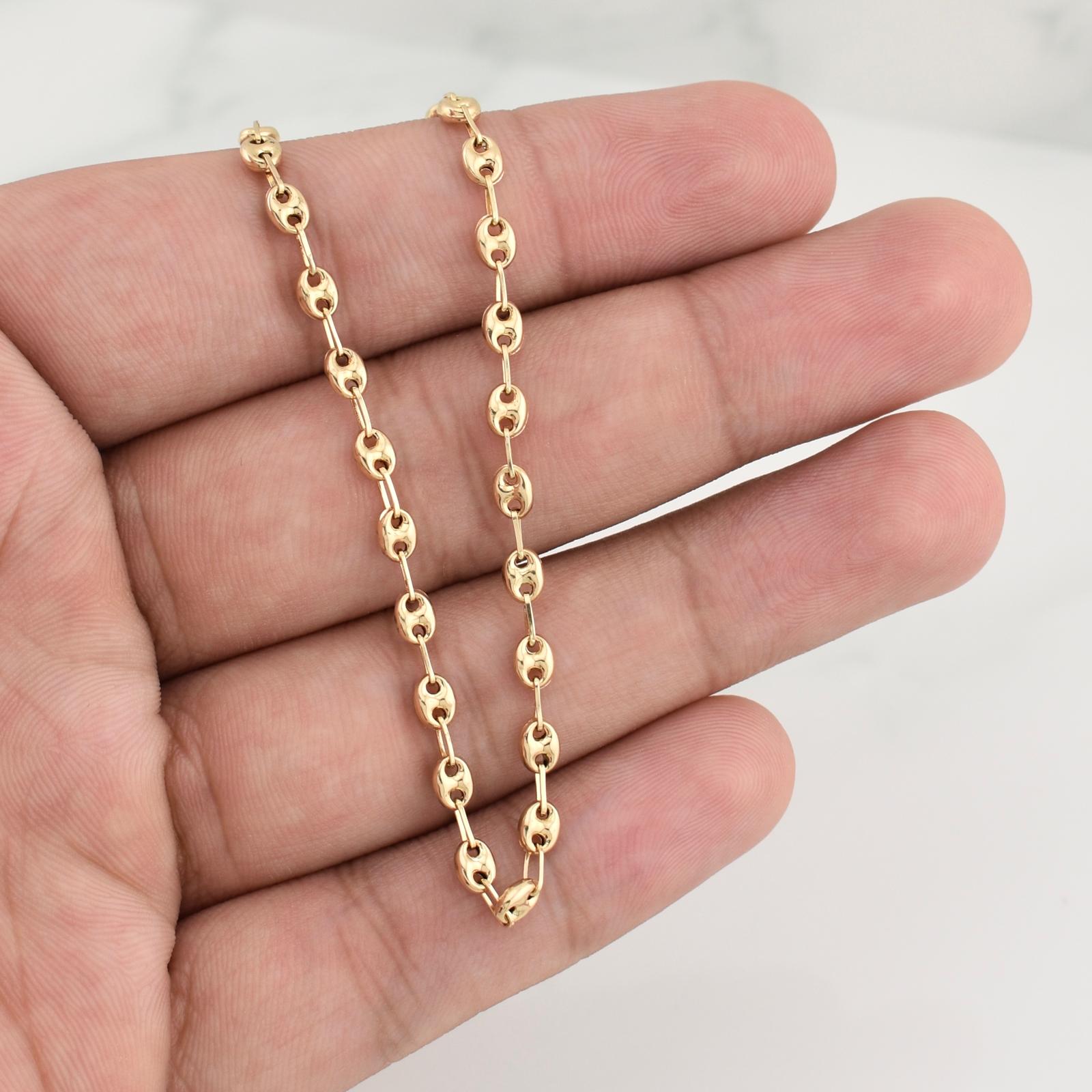 Tobillera Gc 2.55 g / 9 3/4 in / 3.6 mm Oro Amarillo 18K