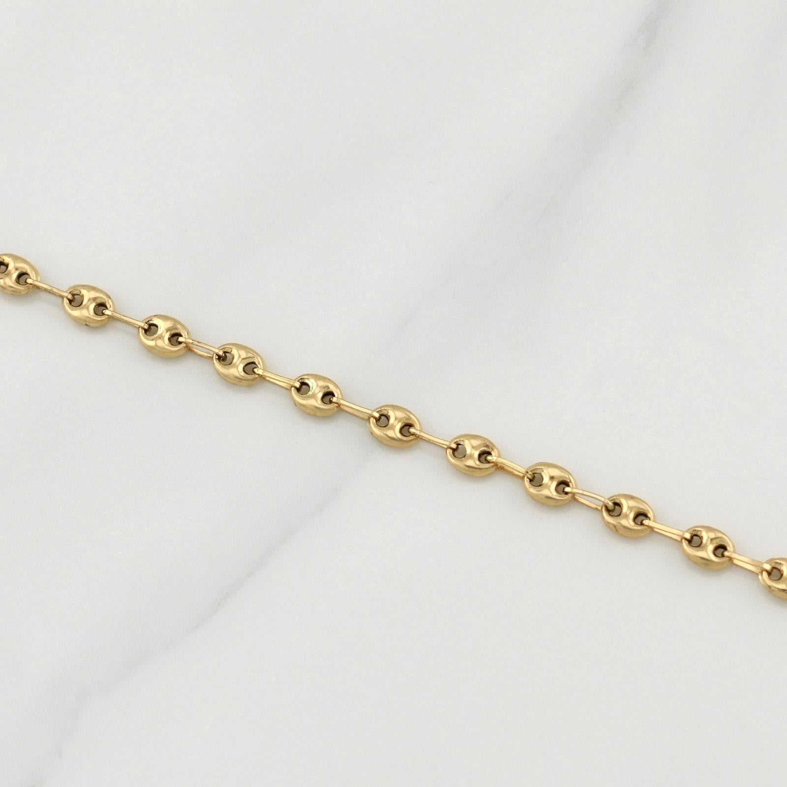 Tobillera Gc 2.7 g / 9 3/4 in / 3.6 mm Oro Amarillo 18K