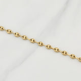 Tobillera Gc 2.55 g / 9 3/4 in / 3.6 mm Oro Amarillo 18K