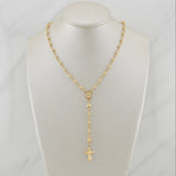 Miraculous Virgin Rosary 6.1 g / 20 in / 3 - 4 mm 18K Yellow Gold