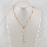 Miraculous Virgin Rosary 6.05 g / 18 3/4 in / 3 - 4 mm Three Golds 18K