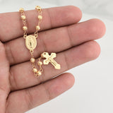 Miraculous Virgin Rosary 9.9 g / 22 3/4 in / 4 - 5 mm 18K Yellow Gold