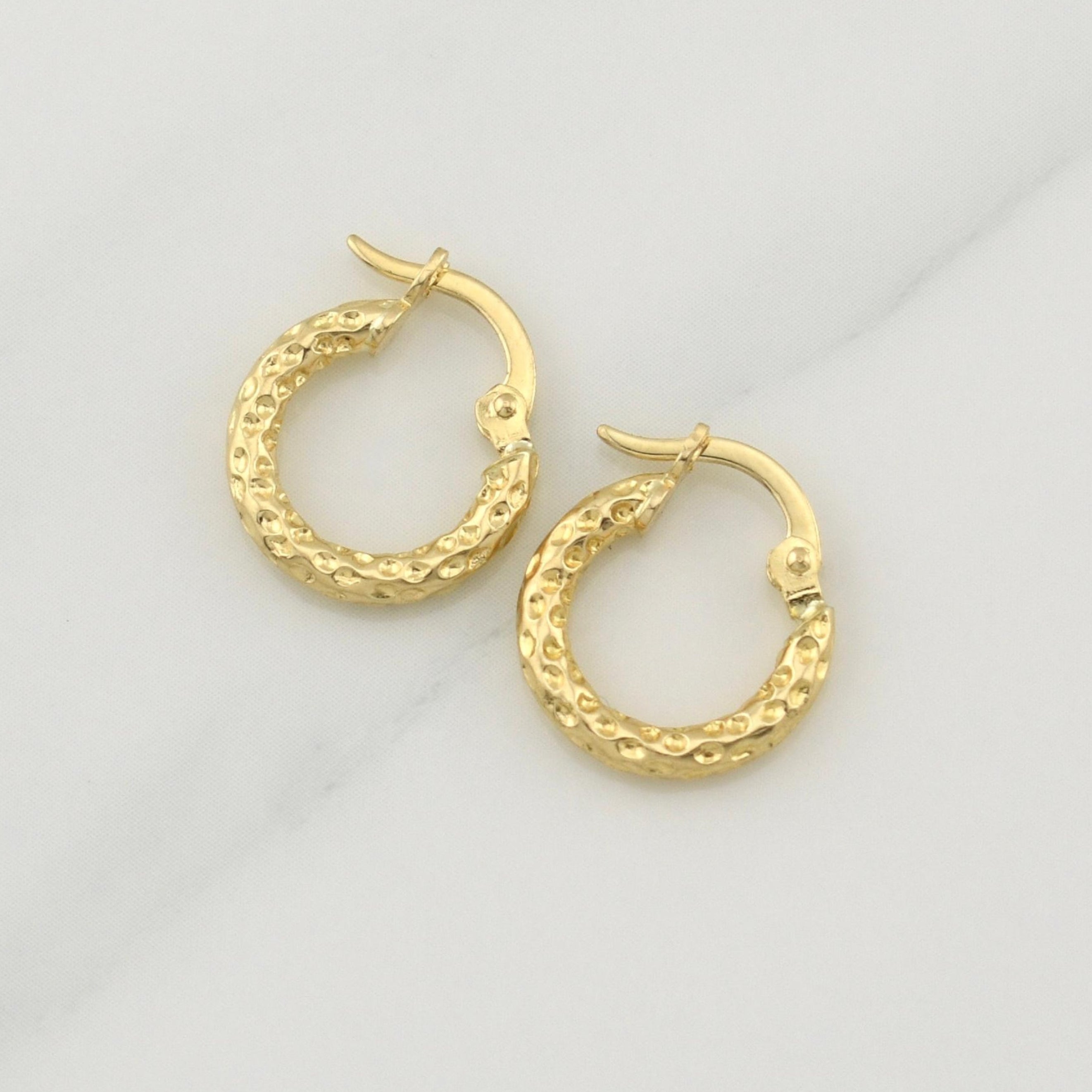Candongas Jaz 1.05 g / 1/2 in Oro Amarillo 18K