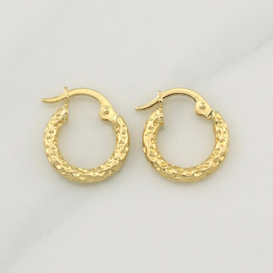 Candongas Jaz 1.05 g / 1/2 in Oro Amarillo 18K