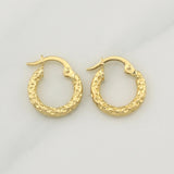 Candongas Jaz 1.05 g / 1/2 in Oro Amarillo 18K