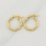 Candongas Sari 1.25 g / 3/4 in Oro Amarillo 18K