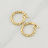 Candongas Sari 1.25 g / 3/4 in Oro Amarillo 18K