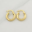 Candongas Lula 1.4 g / 1/2 in Oro Amarillo 18K