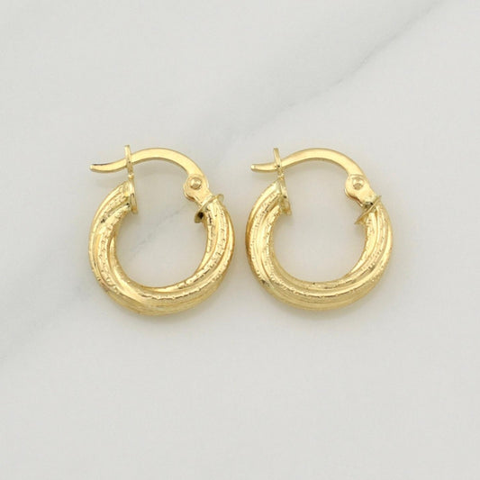 Candongas Lula 1.5 g / 1/2 in Oro Amarillo 18K