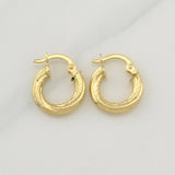 Candongas Lula 1.4 g / 1/2 in Oro Amarillo 18K