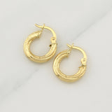 Candongas Lula 1.4 g / 1/2 in Oro Amarillo 18K