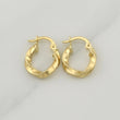 Candongas Kari 1.3 g / 1/2 in Oro Amarillo 18K