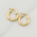 Candongas Cyrene 0.95 g / 1/2 in Oro Amarillo 18K