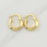 Candongas Emi 1.2 g / 1/2 in Oro Amarillo 18K