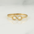 Anillo Infinito 1.5 g / T7 Oro Amarillo 18K