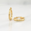 Candongas Sandri 1.1 g / 3/4 in Oro Amarillo 18K