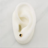 Topos Trebol 1.25g / in / 5.1mm Oro Amarillo 18K