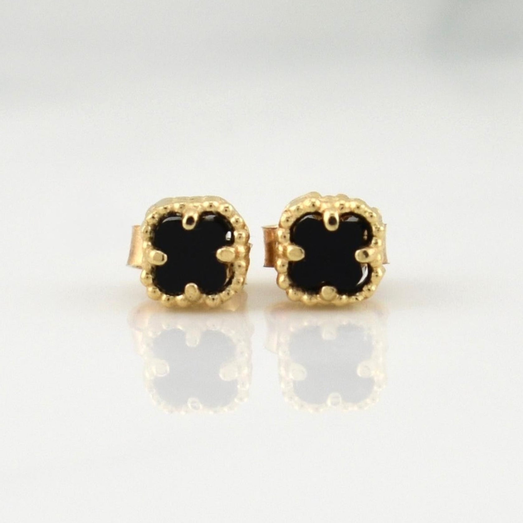 Topos Trebol 1.25g / in / 5.1mm Oro Amarillo 18K
