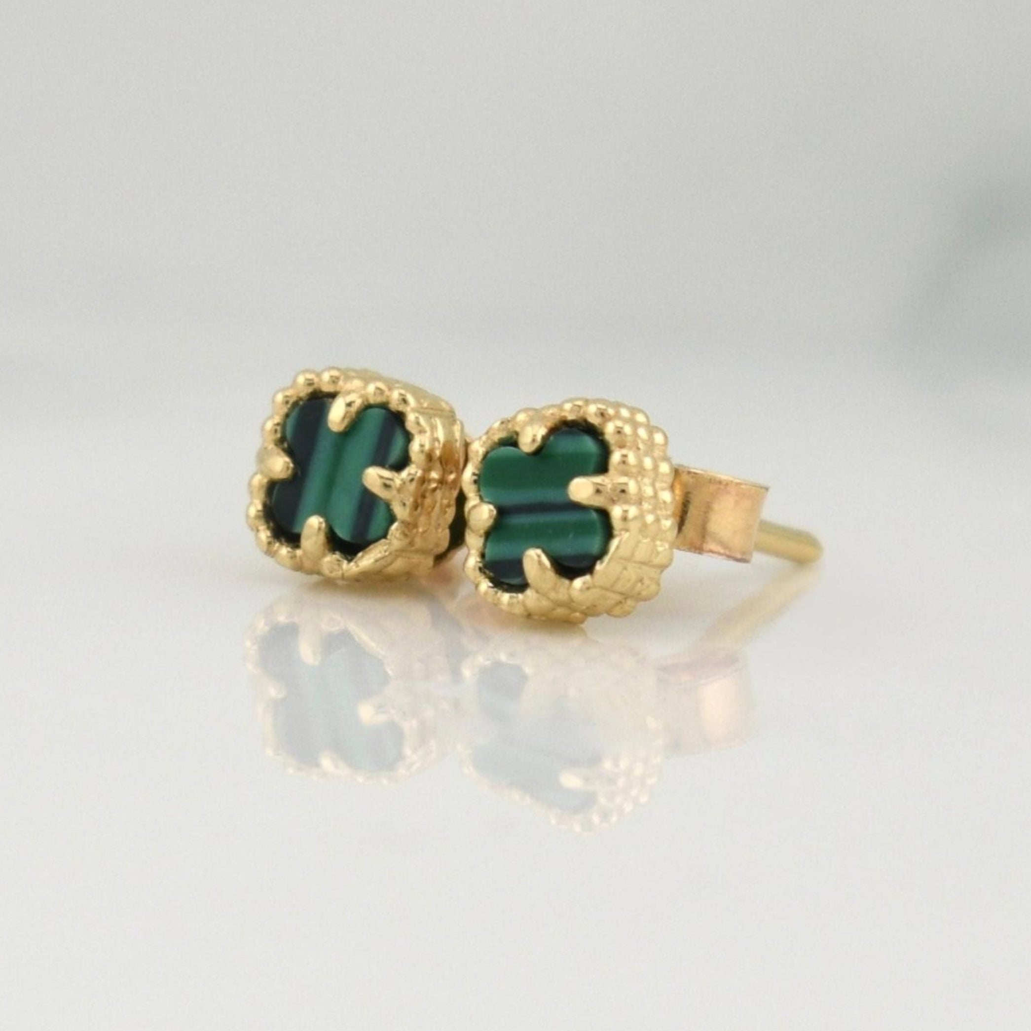 Topos Trebol 1.2g / in / 5mm Oro Amarillo 18K