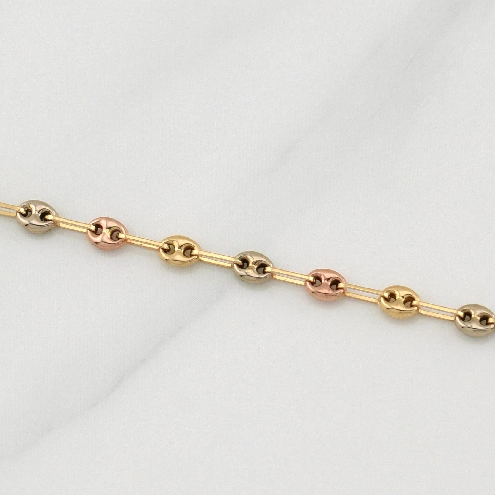 Cadena GC 4.45g / 18 in / 3.3mm Tres Oros 18K