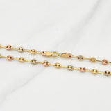 Cadena GC 4.45g / 18 in / 3.3mm Tres Oros 18K