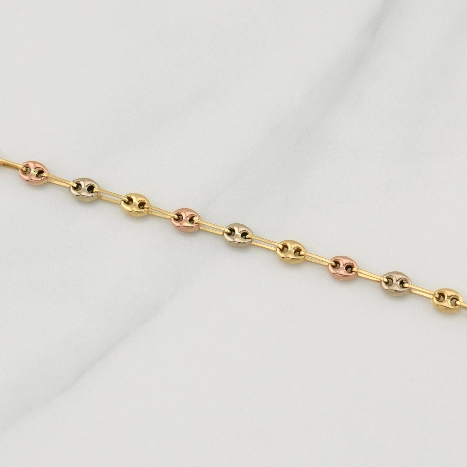 Pulso GC 2.2g / 7 3/4 in / 3.3mm Tres Oros 18K