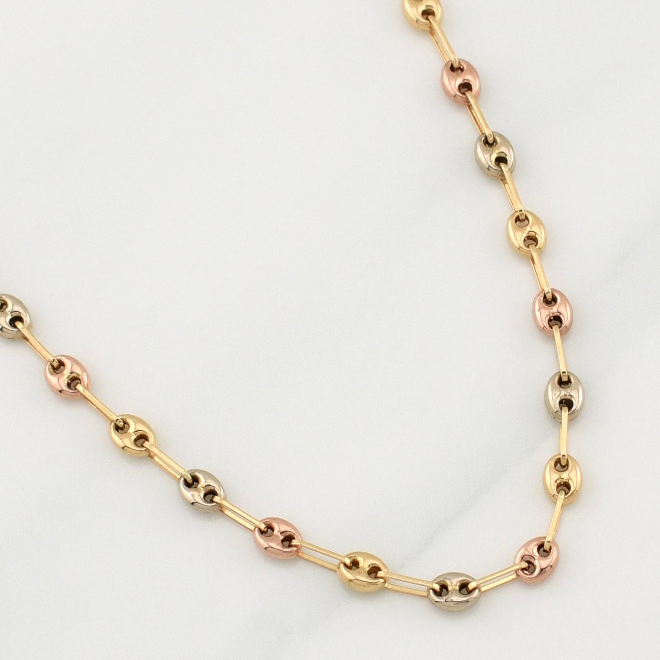 Cadena GC 4.45g / 18 in / 3.3mm Tres Oros 18K