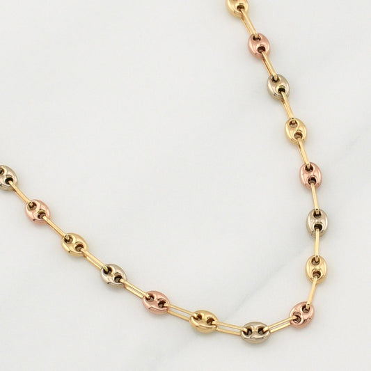 Cadena GC 4.45g / 18 in / 3.3mm Tres Oros 18K