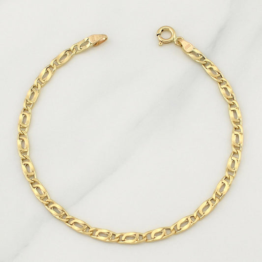 Bracelet Lumachina 2.35g / 7 1/2 in / 3.6mm Yellow Gold 18K