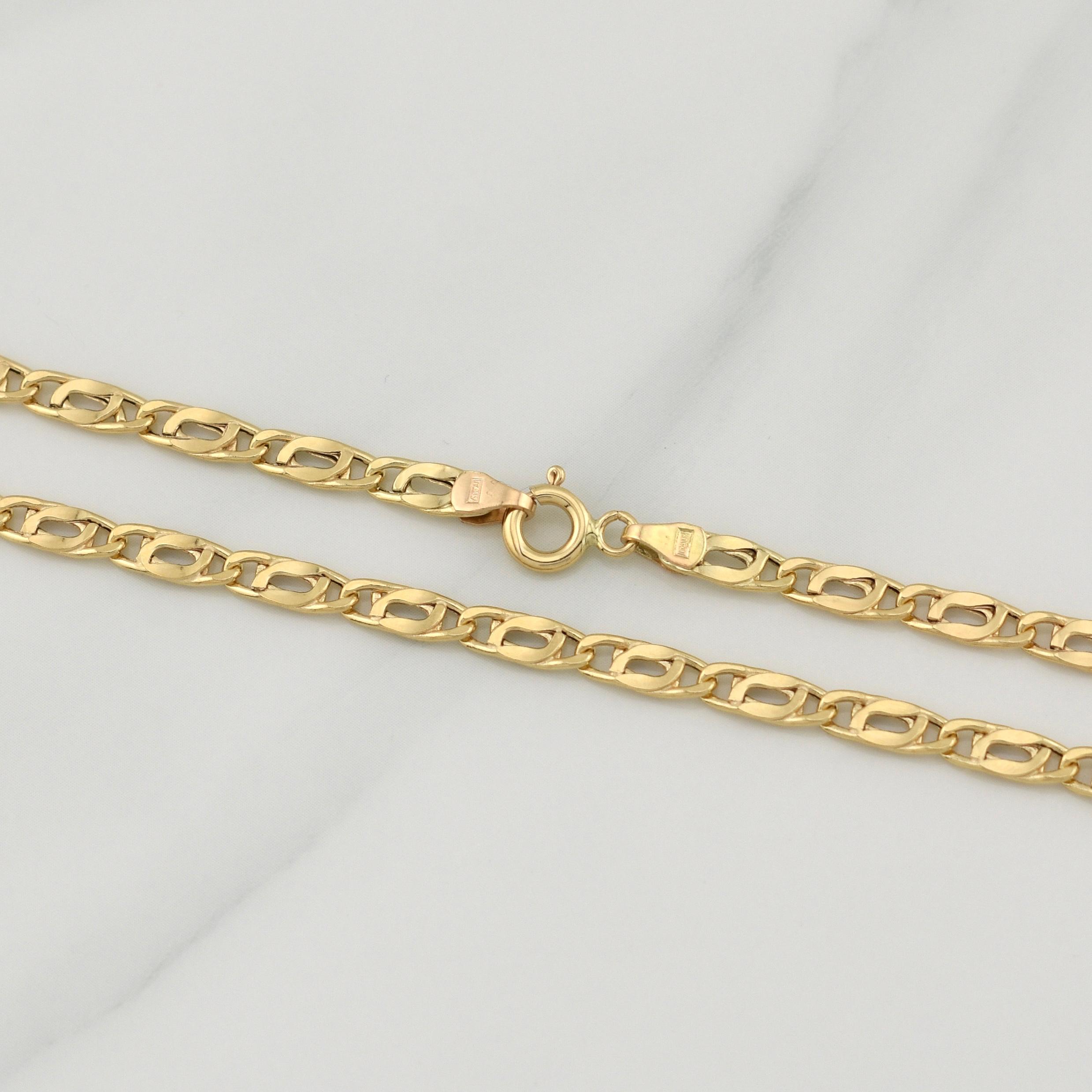 Cadena Lumachina 6.25g / 24 in / 3.6mm Oro Amarillo 18K