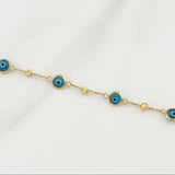 Pulso Ojo Turco 1.9g / 7 1/2 in / 5.1mm Oro Amarillo 18K