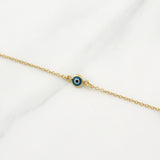 Pulso Ojo Turco 1.5g / 7 in / 5mm Oro Amarillo 18K