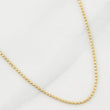 Cadena Militar 2.4g / 20 in / 0.95mm Oro Amarillo 18K