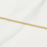 Pulso Figaro 0.65g / 7 1/2 in / 1.9mm Oro Amarillo 18K