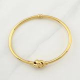 Pulso Aro Nudo 4.8g / 7 3/4 in / 3mm Oro Amarillo 18K