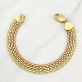 Pulso Chino 20.1g / 8 1/4 in / 11.3mm Tres Oros 18K