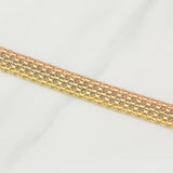 Pulso Chino 20g / 8 1/4 in / 11.3mm Tres Oros 18K