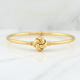 Bracelet Hoop Knot 4.75g / 7 3/4 in / 3mm Yellow Gold 18K