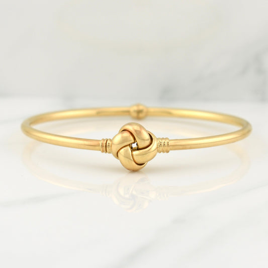 Pulso Aro Nudo 4.75g / 7 3/4 in / 3mm Oro Amarillo 18K
