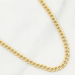 Cadena Cubana 7.15g / 24 in / 4.3mm Oro Amarillo 18K
