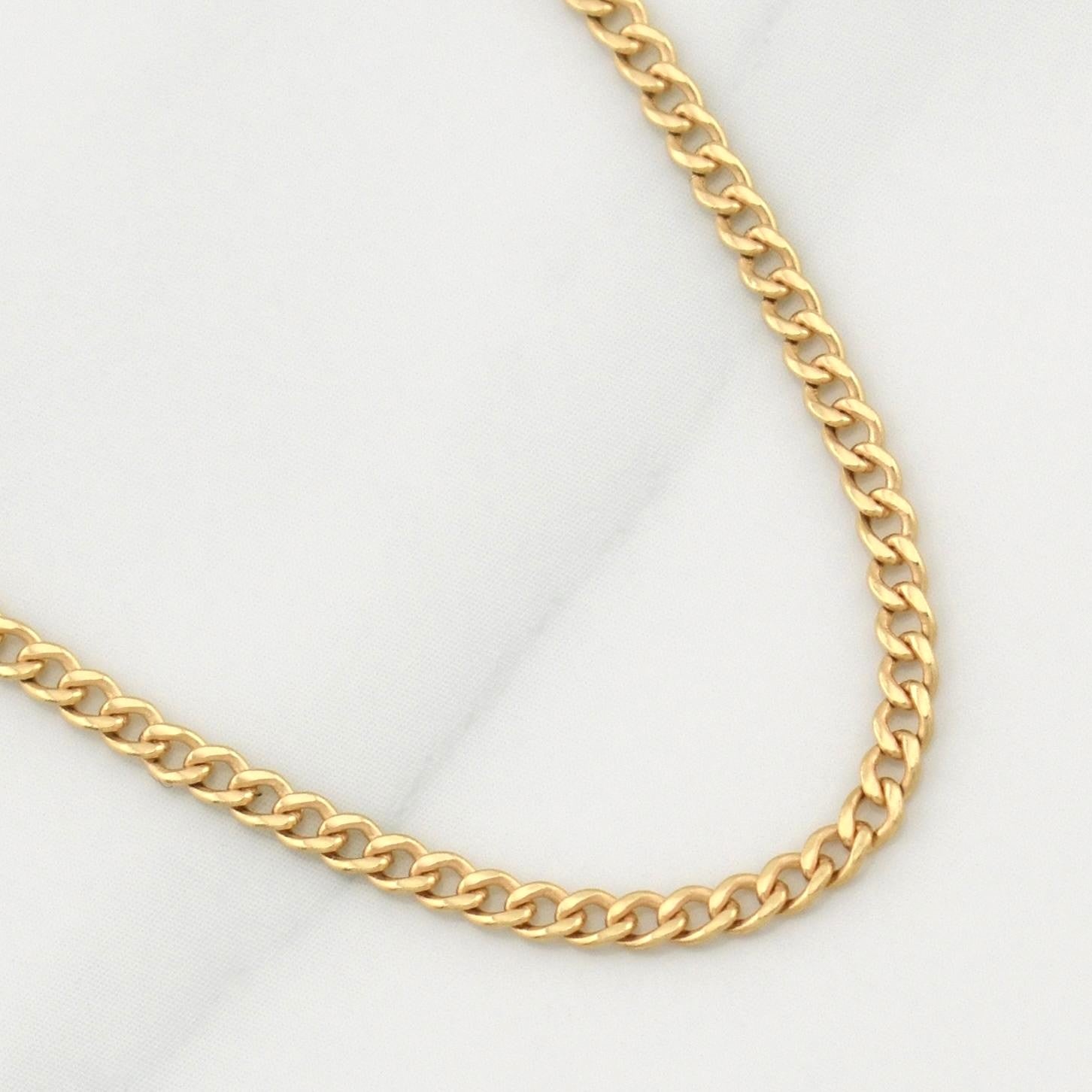 Cadena Cubana 2g / 24 in / 2mm Oro Amarillo 18K