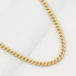 Cadena Cubana 2.1g / 24 in / 2mm Oro Amarillo 18K